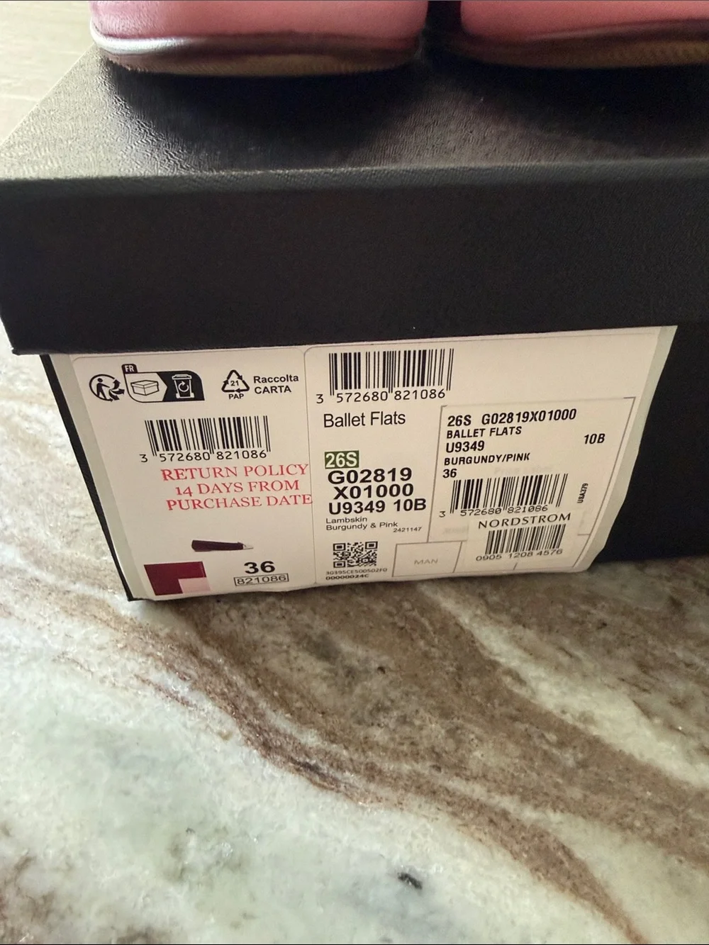 Chanel ballet flats 26S